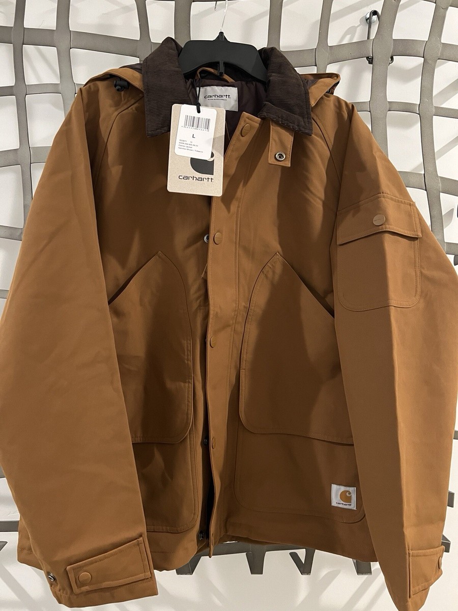 Carhartt WIP Clarton Jacket Hamilton Brown Mens Large | eBay