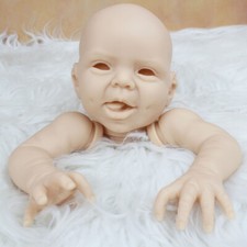 19" Unassembled Reborn Baby Dolls Kit Vinyl Newborn Unpainted Blank DIY Gift