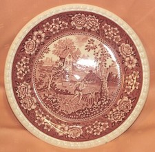 VILLEROY BOCH V&B Rusticana rot Speiseteller Ø 25,5 cm gr. Fleck Essteller 73813