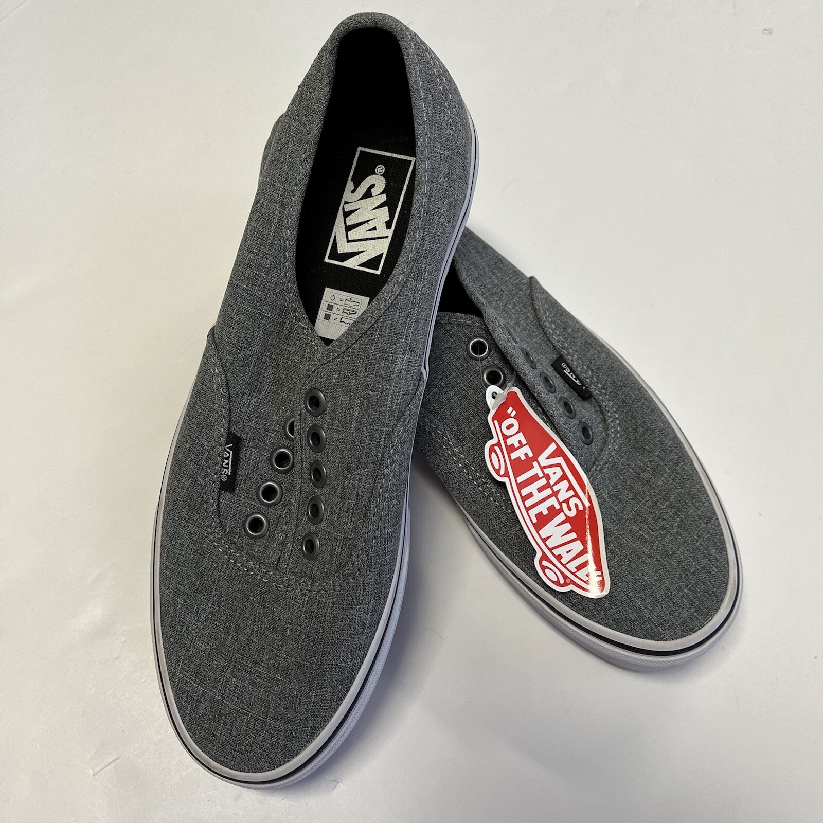 VANS Gray Skate Shoes 721356 Unisex 