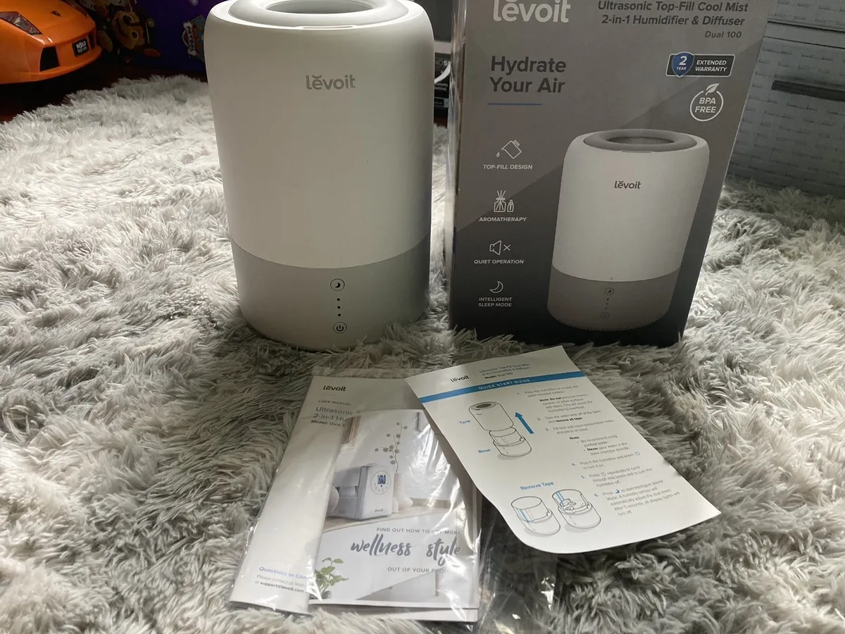 Levoit Evaport Ultrasonic Top-Fill Cool Mist 2-in-1 Humidifier and Diffuser