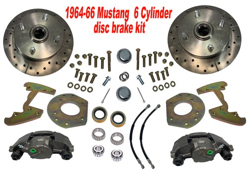 1964-66 Ford Mustang Power disc brake kit 6 cyl., 4 lug, 14" rim, Lo Profile MC - Picture 7 of 7