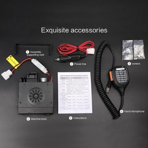 Zastone Walkie Talkie VHF UHF Mini Radio HF Transceiver Two Way CB Ham Radio - Picture 7 of 7