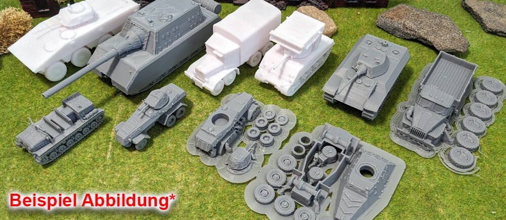 Rimanenze Con 10 Modelli Come WW2 Panzer, Kit LKW In Scala 1:87 (H0) foto 2