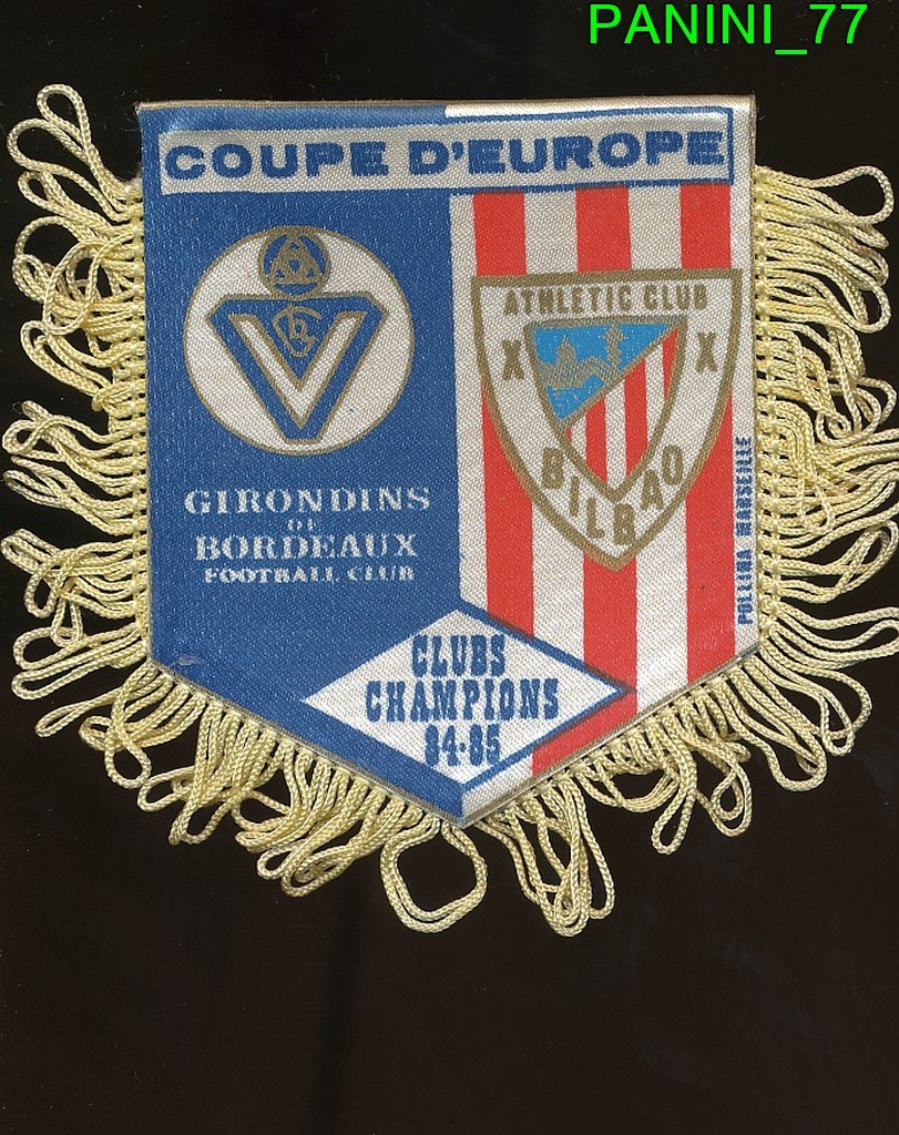 Fanion Girondins De Bordeaux 10x9 Cm - UEFA Cup 2002-2003 Vs Anderlecht