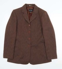 Ana Sousa Womens Brown Jacket Blazer Size 10