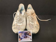 Robert Puason Oakland A's Signed Auto 2021 Game Used Cleats Gray