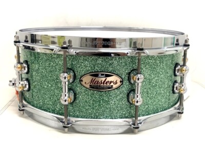 Pearl Masters Maple Reserve MRS1455S C Snare Drum Absinthe Sparkle with SoftCase