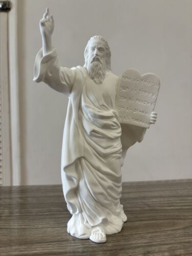 Stunning Moses Figurine Fine Bone China Sculpture Statue By Lenox 9” Tall -Boxed - Picture 7 of 23