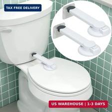 Toilet Locks Baby Proof 2-Pack Ideal Baby Proof Toilet Lid Lock with Arm - No