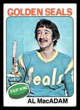 1975-76 Topps Al MacAdam #253 - California Golden Seals - VG