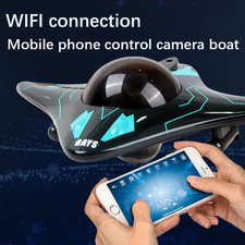 RC Submarine with Camera, WiFi FPV, 6CH Remote Control Boat, Underwater Drone