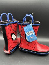 Marvels Spider-man Waterproof Boots Toddler Size 5/6 See Photos And Description