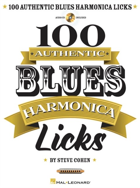 100 Authentic Blues Harmonica Licks by Steve Cohen (Book, 2014) - Image 6