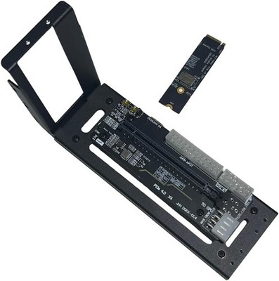 M.2 M-Key to PCIE 4.0X4 EGPU Stand Bracket Compatible with Oculink Dock-OC4