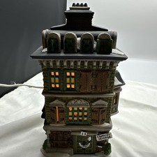 Department 56 “the Flat Of Ebenezer Scrooge “ Dickens Village Retired