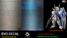 EVO UV Reflective Upgraded Ver. WaterSlide Decal - MGSD Aerial Gundam - US