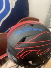 Andre Reed Full Size Buffalo Bills Eclipse Authentic Helmet. Radke Coa