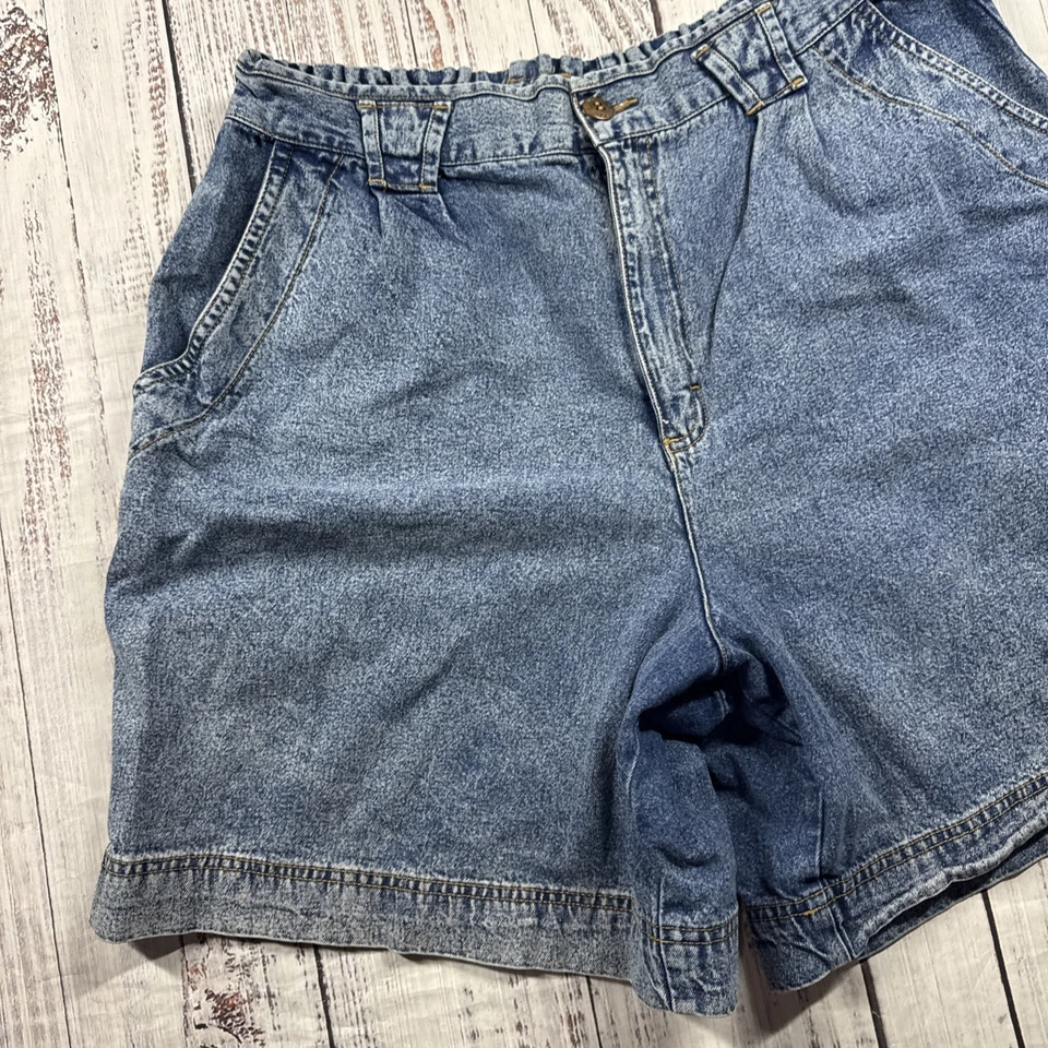 PANTALONES CORTOS CHEROKEE VINTAGE PARA MUJER TALLA 18 ESPALDA ELÁSTICA LAVADOS A LA PIEDRA Foto 2 de 4