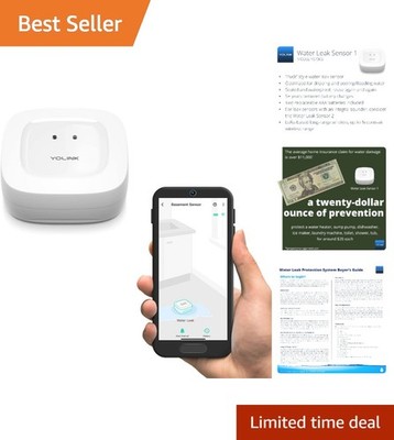 Long Range Water Leak Detector Wireless Smart Sensor Alexa compatible