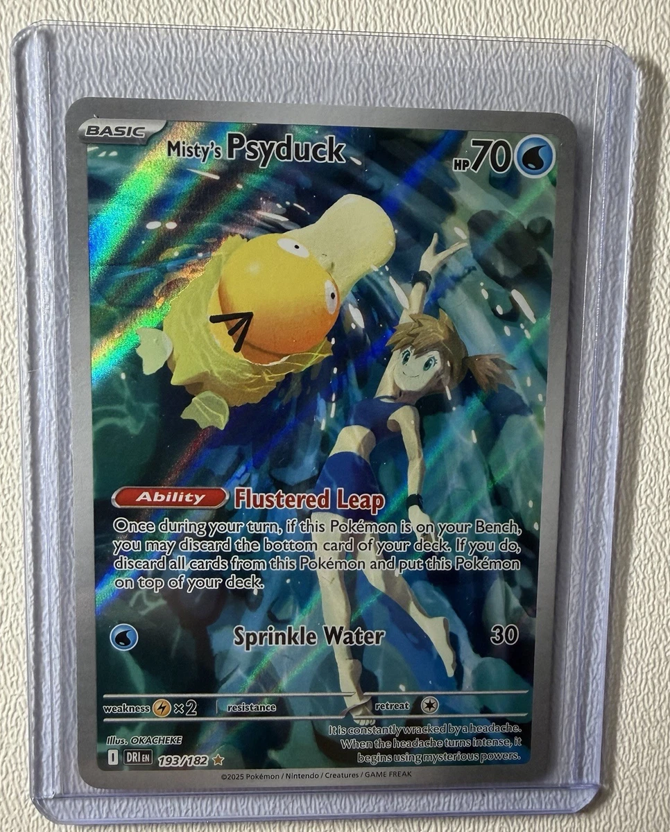PSA9 カスミのコダック IR 193/182 Destined Rivals Misty's Psyduck 193/182 Sv10: Destined Rivals for sale | eBay
