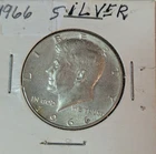 1966 John F Kennedy Half Dollar Silver Ungraded Uncertified Circulated