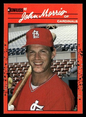 1990 Donruss John Morris #516 St. Louis Cardinals