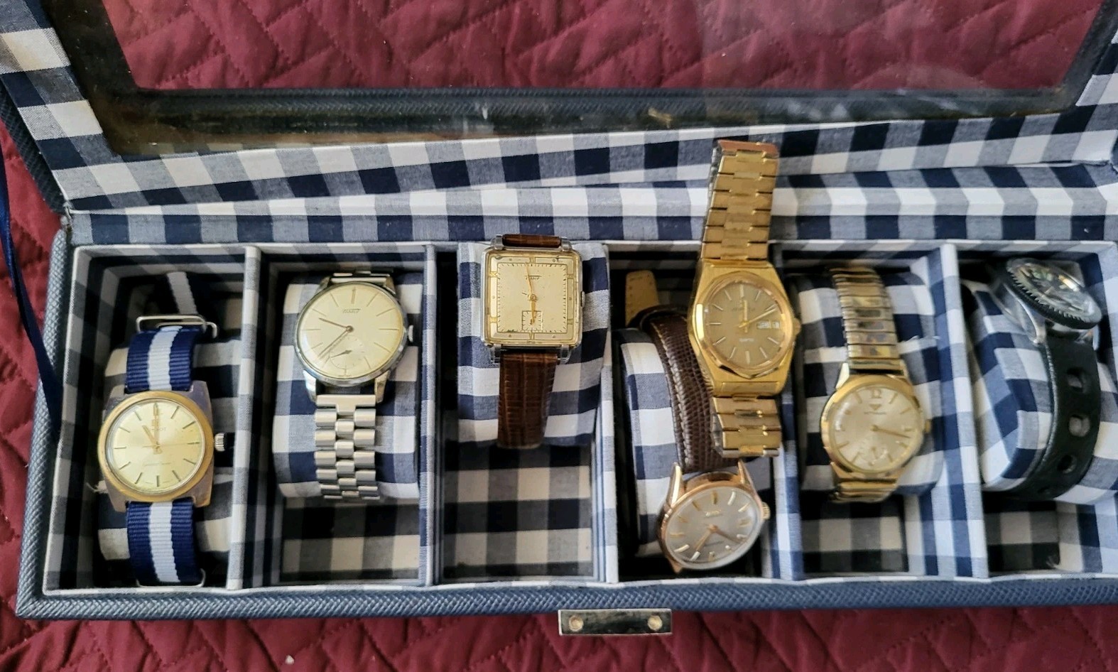 Vintage Swiss Watch Collection - 7 Timepieces Including Tissot Hamilton Wittnauer Lucerne