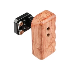 CAMVATE Wooden Wood Handle Grip Right Side with 1/4" Screw Mount fr Camera Cage