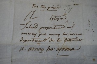 lettre pour ARNAY SUR ARROUX 2 p