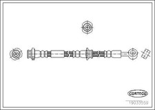 Flexible de frein Nissan PRIMERA