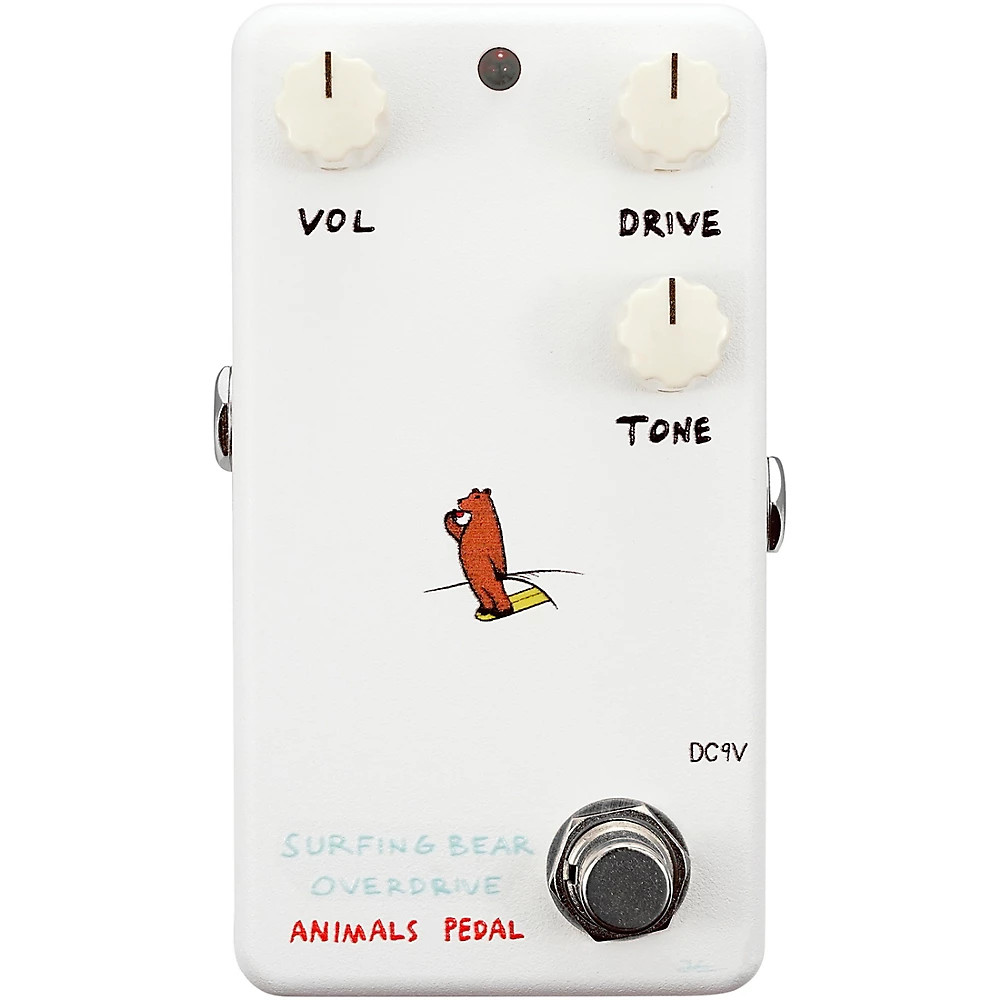 Педаль эффектов Animals Pedal Surfing Bear Overdrive V2 Белый 26990₽