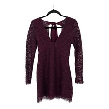 Free People dress Honey Honey minidress burgundy size 0