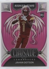 2022 Panini Rookies & Stars Crusade Pink Prizm 43/75 Jahan Dotson #CR-18 2o0