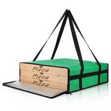 Bodaon Insulated Pizza Delivery Bag, 20" X 20" X 6" Pizza Warmer Bags for Carry