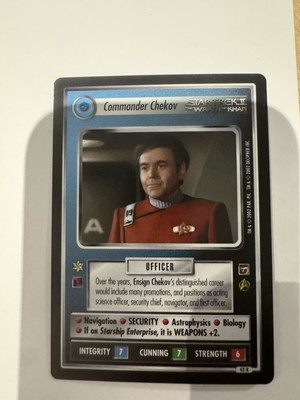 Star Trek CCG TMP The Motion Pictures Commander Chekov 43R