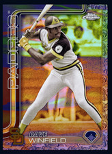 Topps BUNT 2025 Topps Chrome Gilded. Dave Winfield SP Padres Super Rare DIGITAL