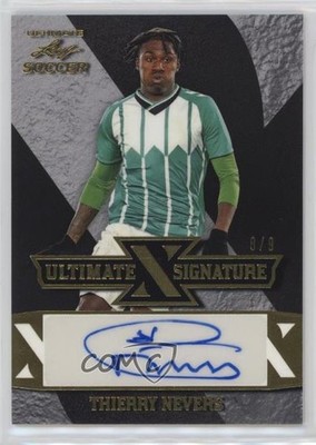 2022 Leaf Ultimate Signatures Gold 8/9 Thierry Nevers #S-TN1 Auto 19lz