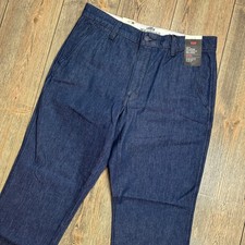 Levi's XX Chino Authentic Relaxed Pants Blue NWT 32x30 Lightweight Twill Cotton