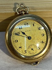 ANTIQUE ELGIN GRADE 303 MODEL 3 7j DOUBLE ROLLER 3/0s POCKET WATCH 1921