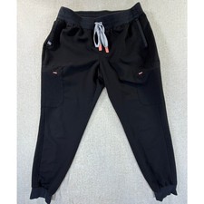 Figs Technical Collection Women's Large Black Zamora Jogger Scrub Pants Medical