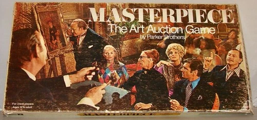 MASTERPIECE 1970 Parker Brothers Vintage Board Game *100% Complete*