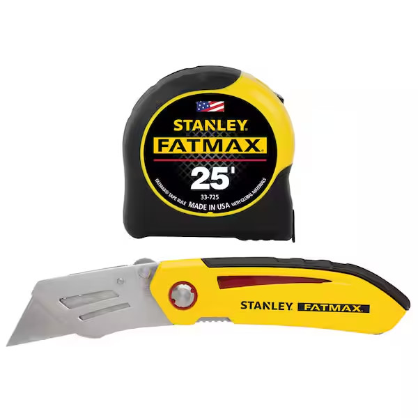 FATMAX 25 ft Tape Measure with Bonus Fixed Blade Folding Knife