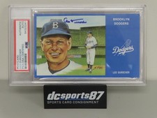 Leo Durocher Signed Auto Autograph Dodgers Postcard PSA DNA Certified Authentic