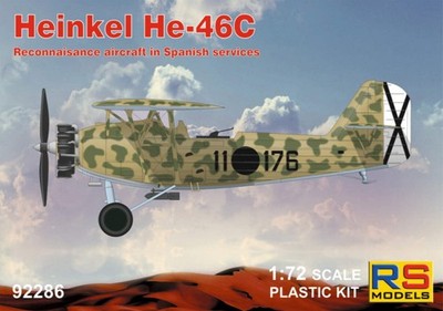 RS Models 92286 1:72 Heinkel He-46C im spanischen Dienst