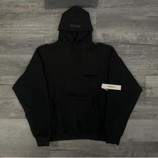 Essentials Hoodie Black All Sizes Authentic Replica Brand New with Tags