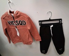 Youth Full Zip Hoodie Sweatshirt Logo Athletic Jacket and pants Size 3 years