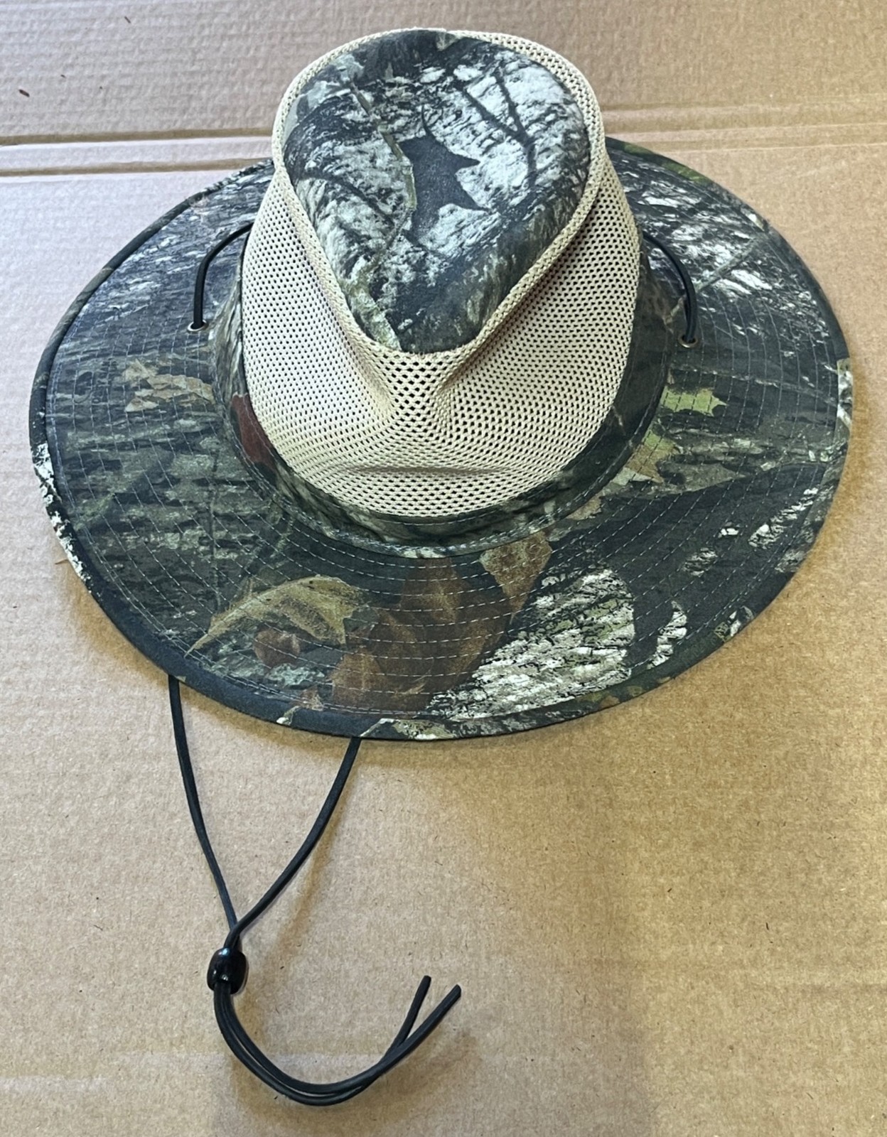 Henschel Hat Co. Mossy Oak Brake Up Camo Ventilated Draw Str