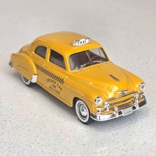 Solido Chevrolet 1950 Taxi Theme Yellow Diecast Model Car Collectible