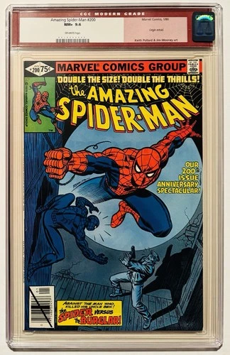 AMAZING SPIDER-MAN #200 CGC 9.6 NM+ ORIGIN RETOLD - JOHN ROMITA SR MARVEL 1980